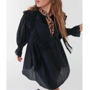 Urban Outfitters Black Cottagecore Dress